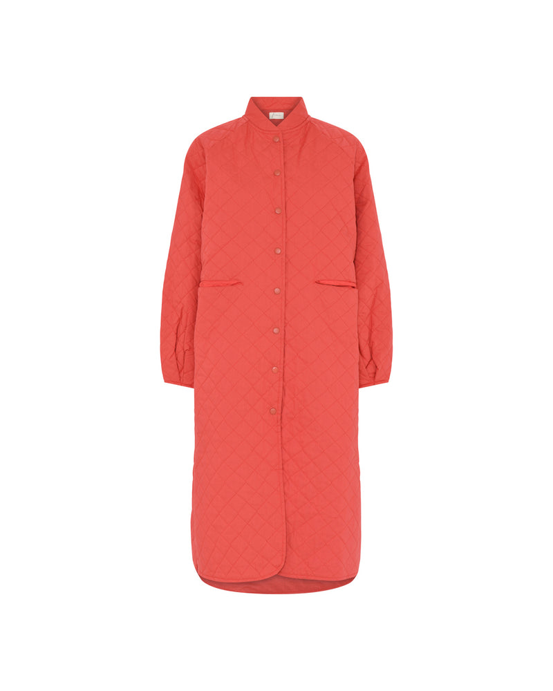 FRAU Bergen frakke Jacket Hot Coral