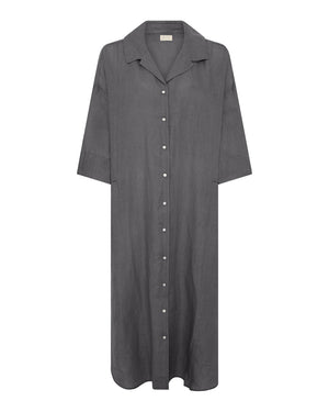 FRAU Berlin 100% hør kjole Dress Beluga