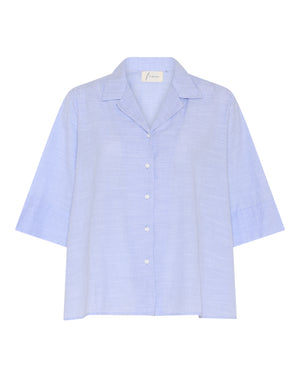 FRAU Berlin kortærmet skjorte Shirt Baby Lavender Stripe