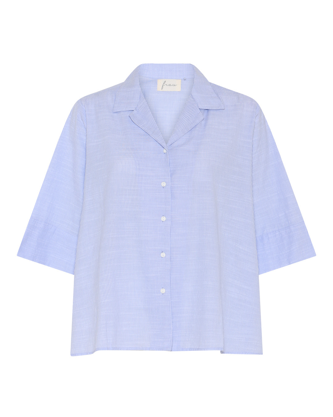 FRAU Berlin kortærmet skjorte Shirt Baby Lavender Stripe