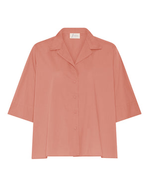 FRAU Berlin kortærmet skjorte Shirt Cameo Brown