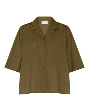 FRAU Berlin kortærmet skjorte Shirt Military Olive