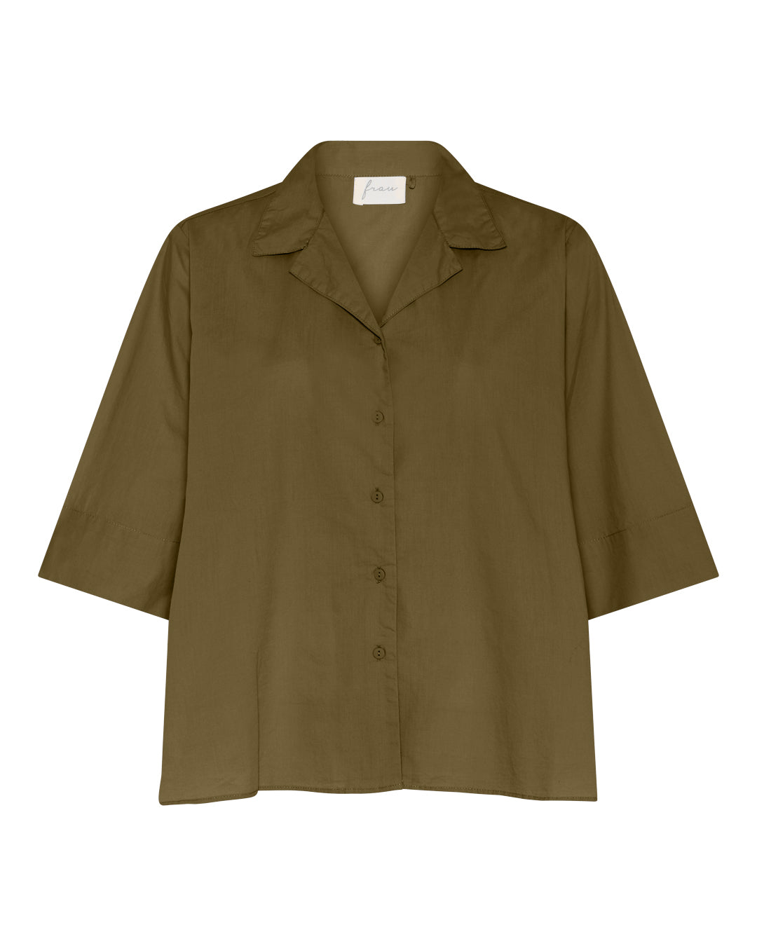 FRAU Berlin kortærmet skjorte Shirt Military Olive