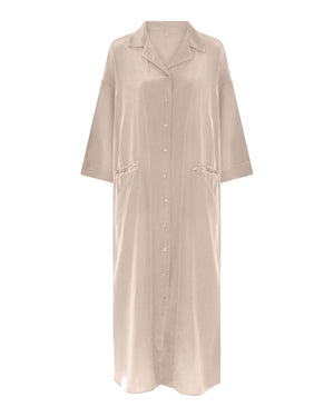 FRAU Berlin silk crepe dress Dress Stucco