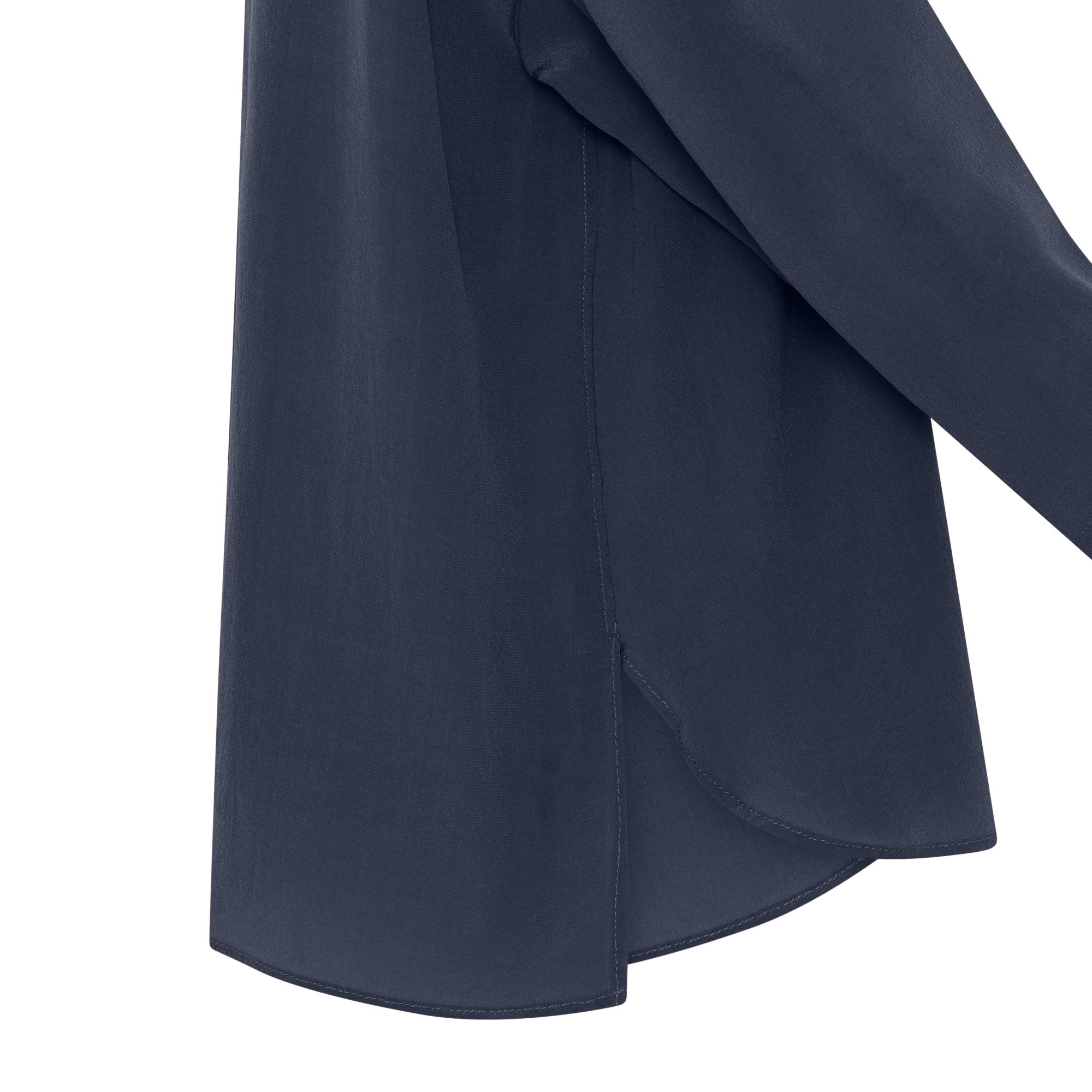 FRAU Berlin silk crepe shirt Shirt Navy Blazer