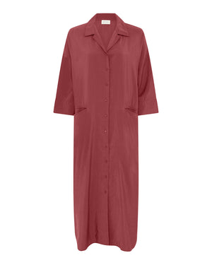 FRAU Berlin viskose kjole Dress Rose Brown