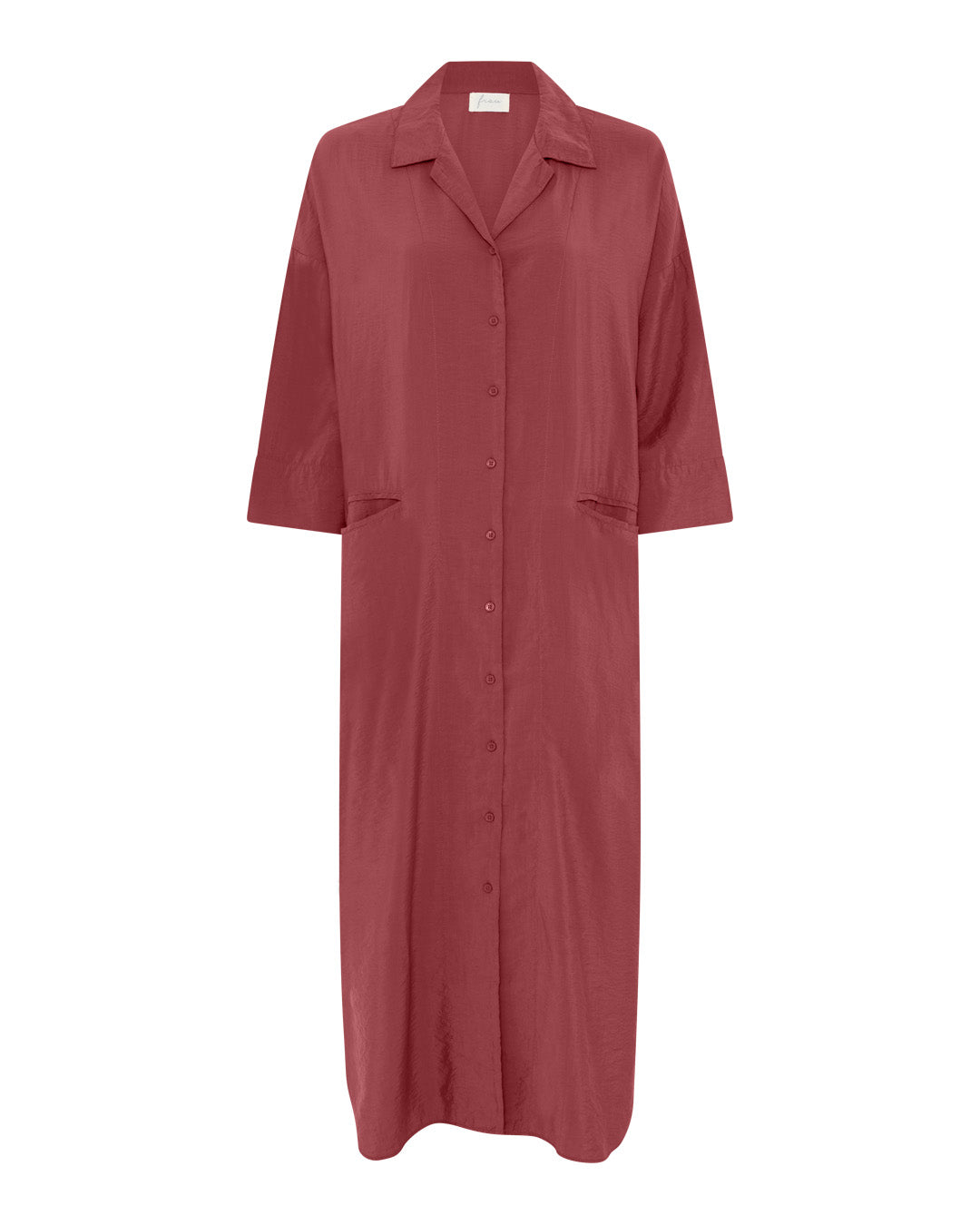 FRAU Berlin viskose kjole Dress Rose Brown