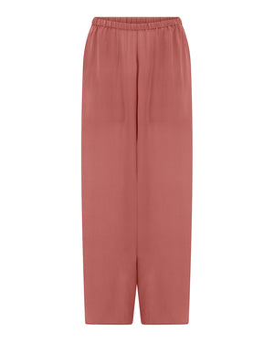 FRAU Cayenne silk crepe pant Pant Canyon Rose