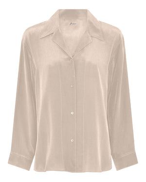 FRAU Cayenne silke skjorte Shirt Stucco