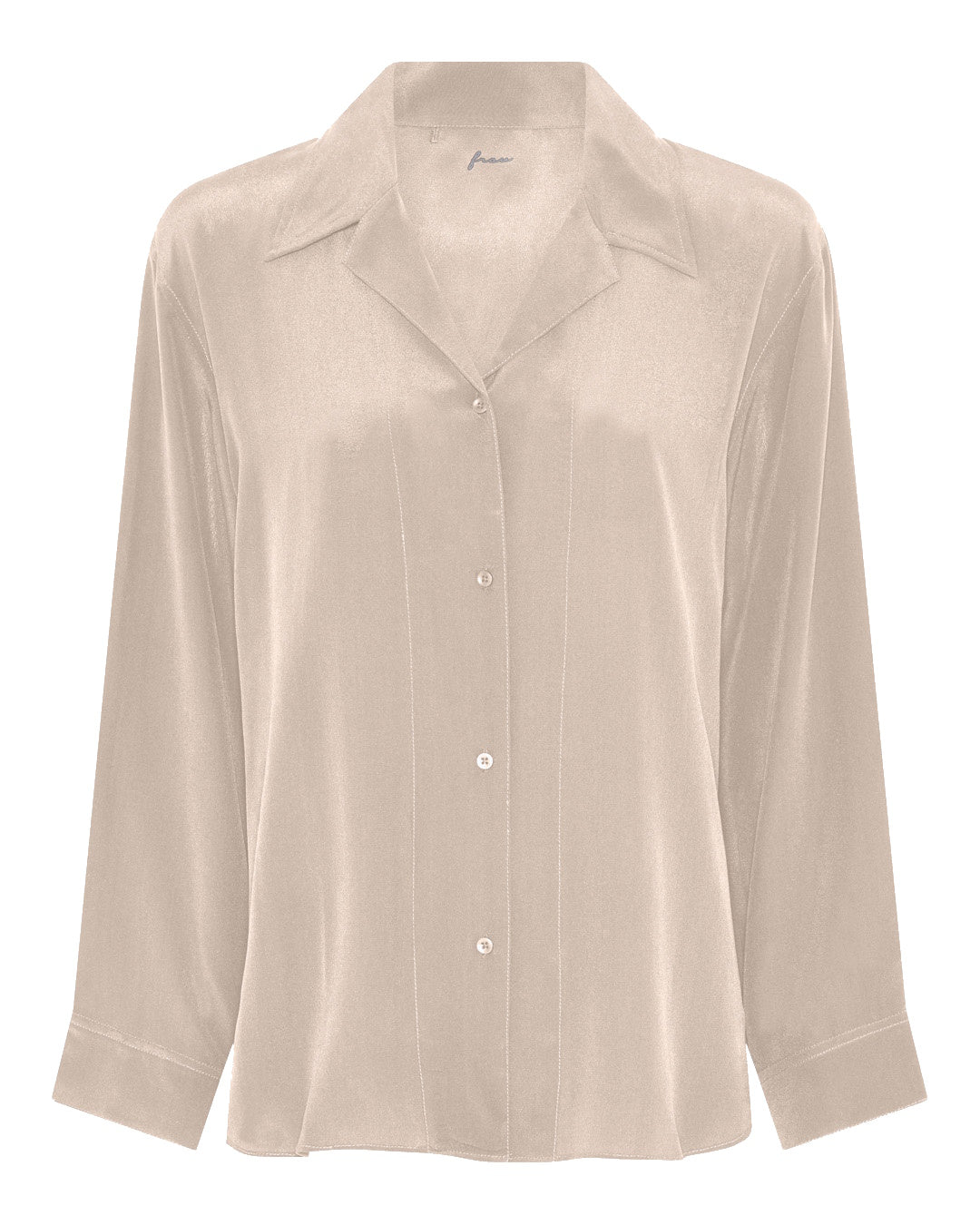 FRAU Cayenne silke skjorte Shirt Stucco