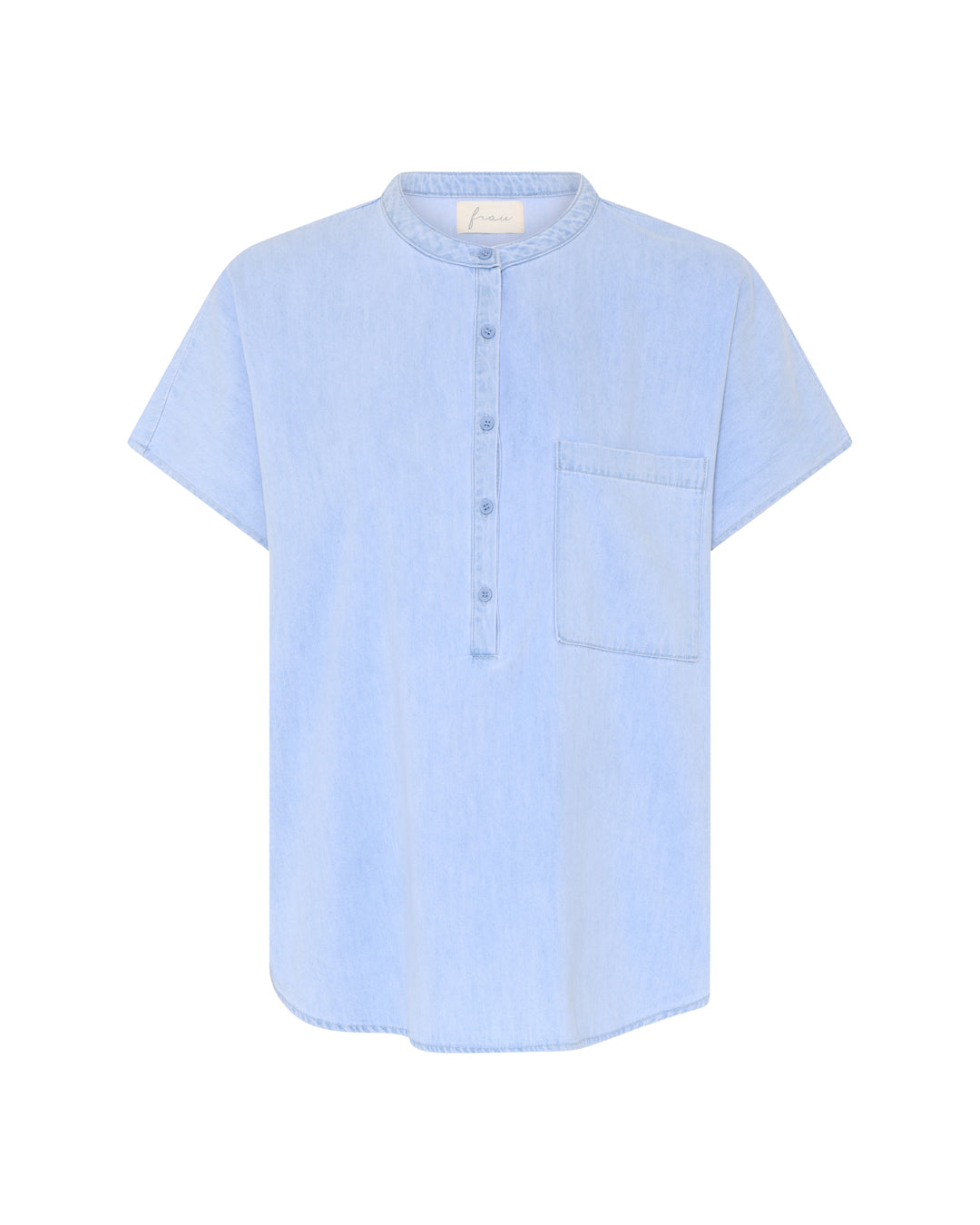 FRAU Colombo denim top Top Light blue denim