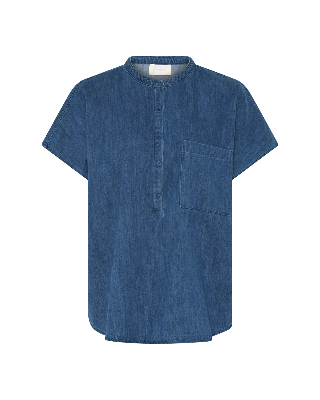 FRAU Colombo denim top Top Medium blue denim