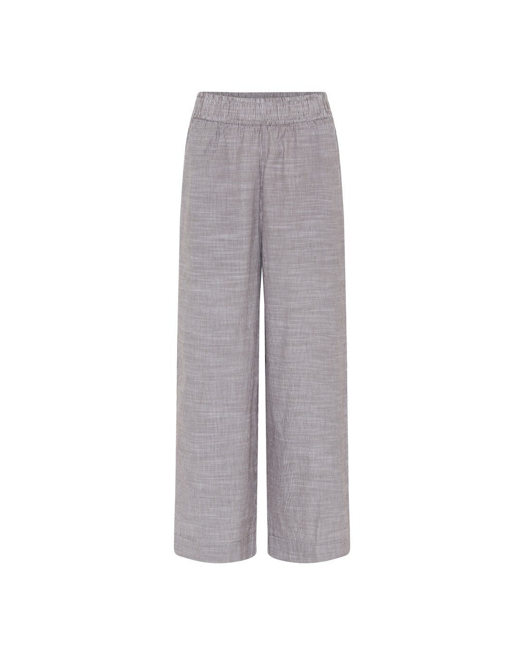 FRAU Copenhagen ankelbukser Pant Coffee Quartz Stripe