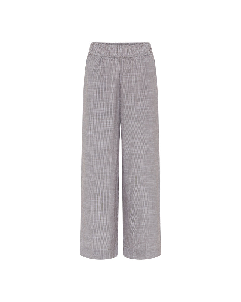 FRAU Copenhagen ankelbukser Pant Coffee Quartz Stripe