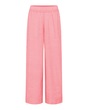 FRAU Copenhagen ankelbukser Pant Hot Coral Stripe