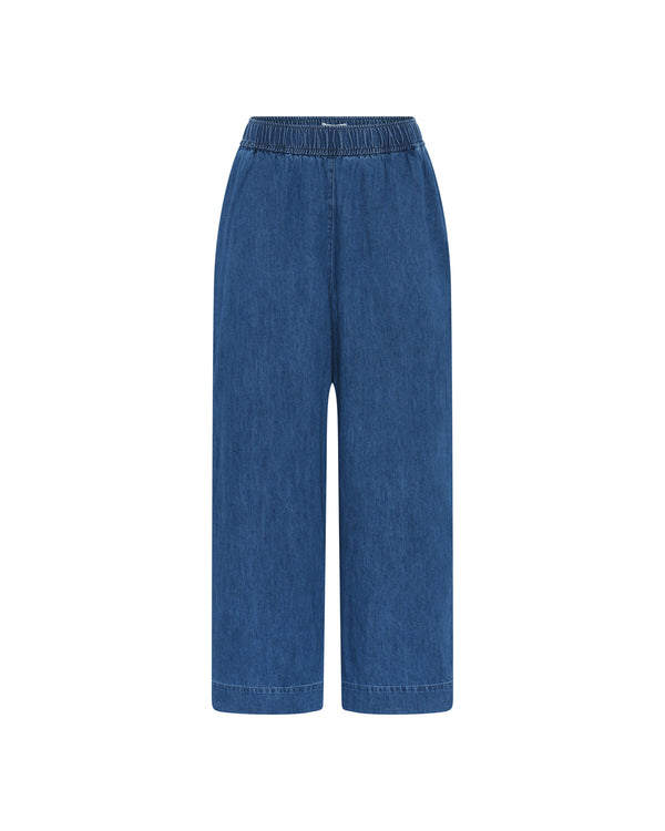 FRAU Copenhagen denim bukser lang Pant Clear blue denim