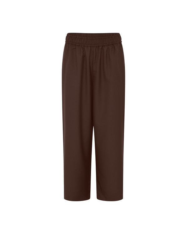 FRAU Copenhagen uld ankelbukser Pant Chocolate Brown