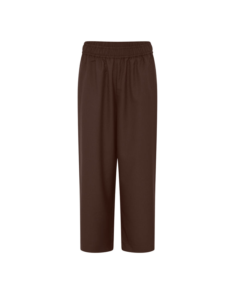 FRAU Copenhagen uld ankelbukser Pant Chocolate Brown