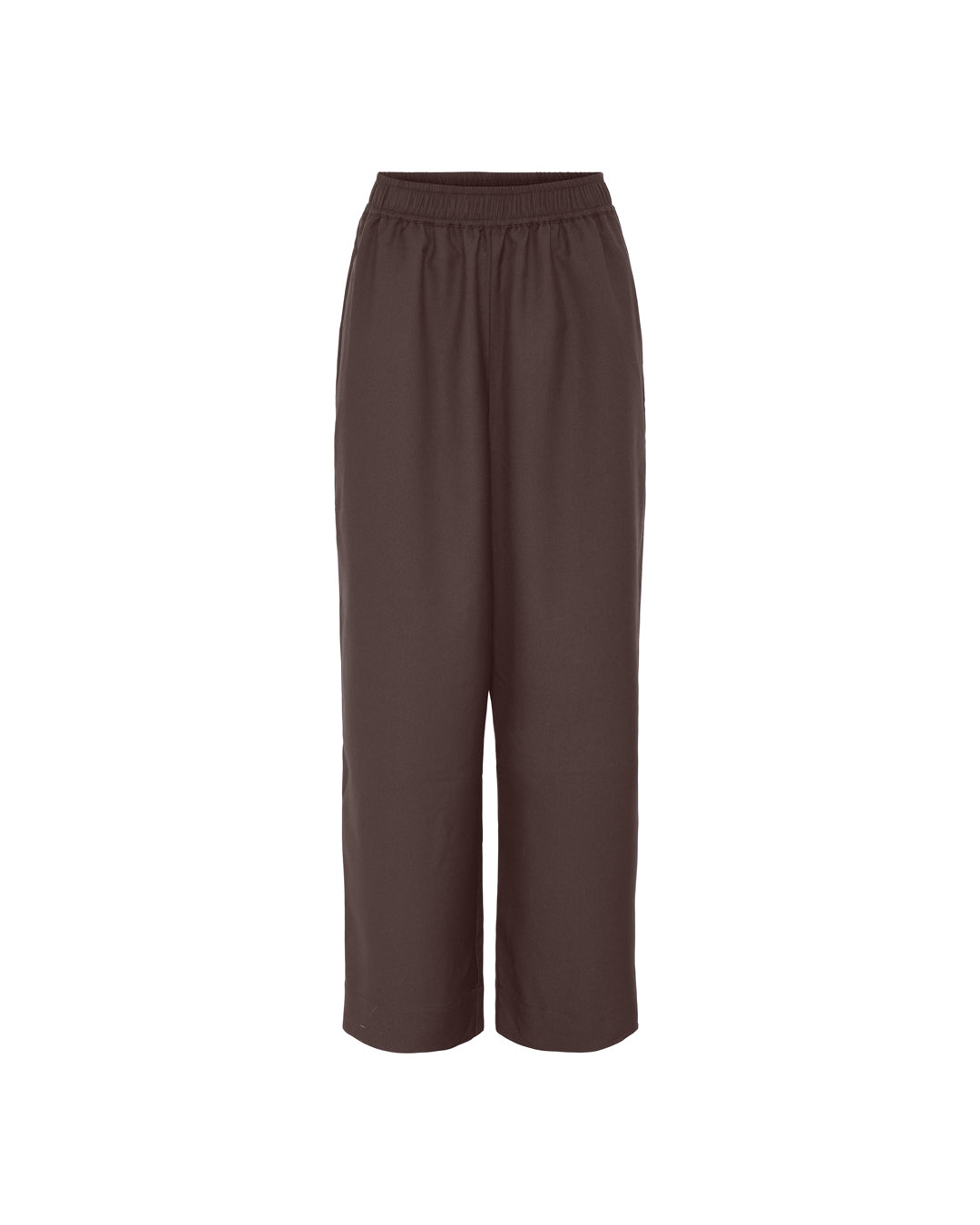 FRAU Copenhagen uldbukser lang Pant Chocolate Brown