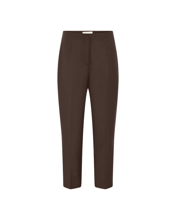 FRAU Dalian uldbukser Pant Chocolate Brown