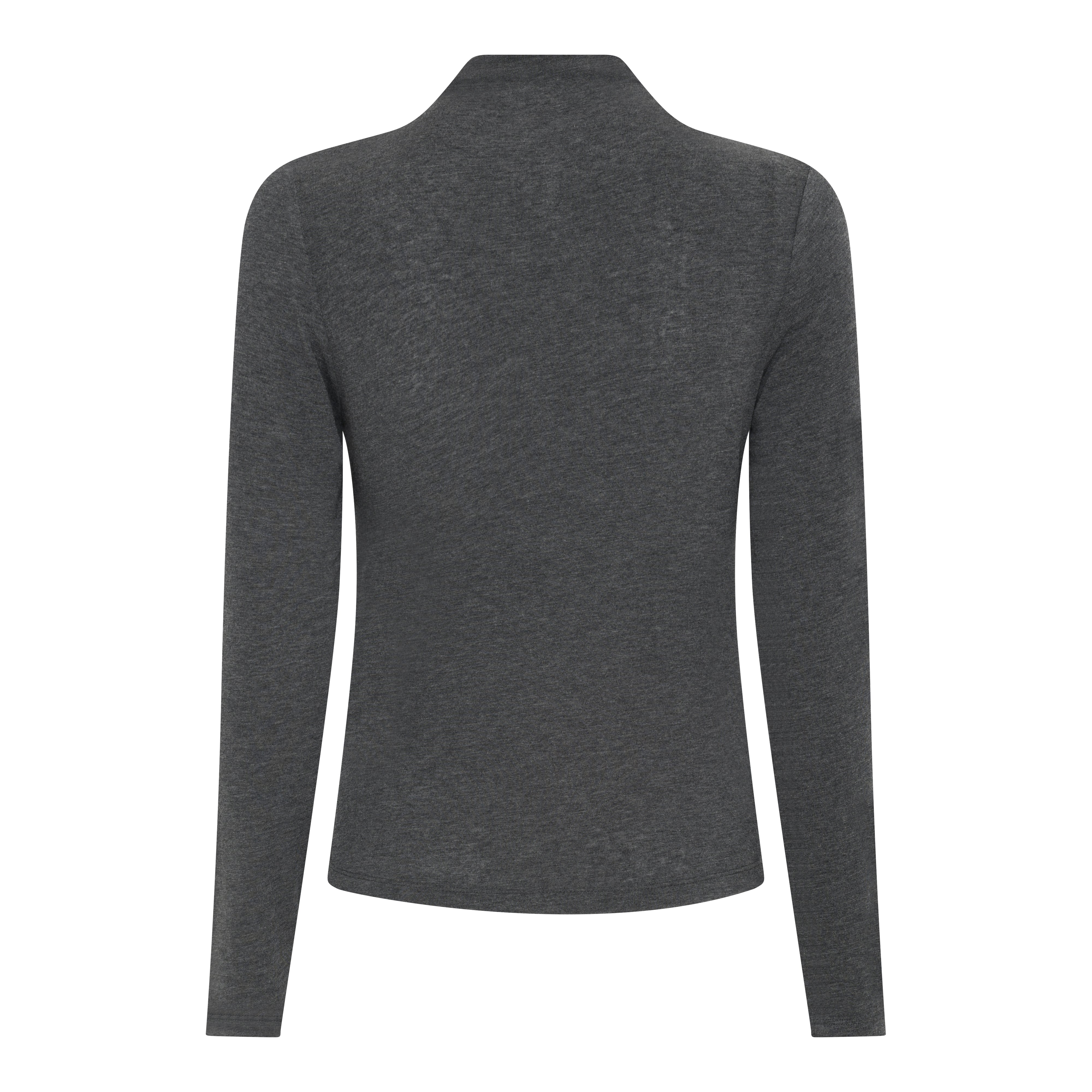 FRAU Detroit cashmere top Top Dark Grey Melange