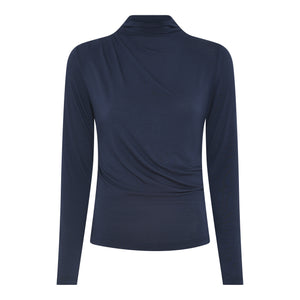 FRAU Detroit cashmere top Top Dark Navy