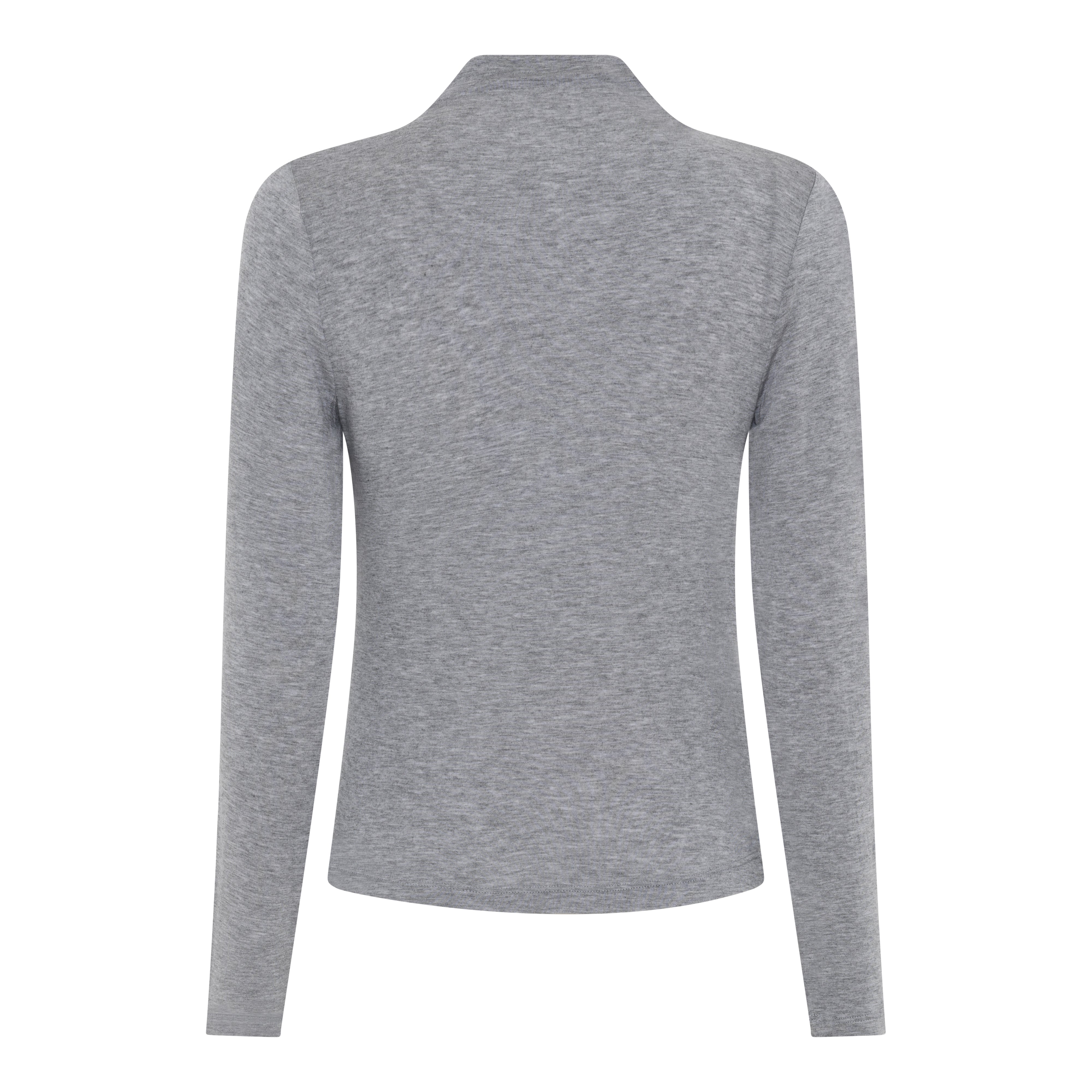 FRAU Detroit cashmere top Top Medium grey melange