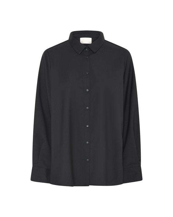 FRAU Dhaka elegant skjorte Shirt Black