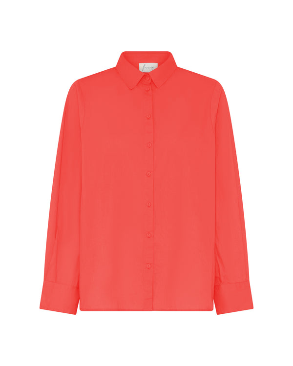 FRAU Dhaka skjorte Shirt Hot Coral