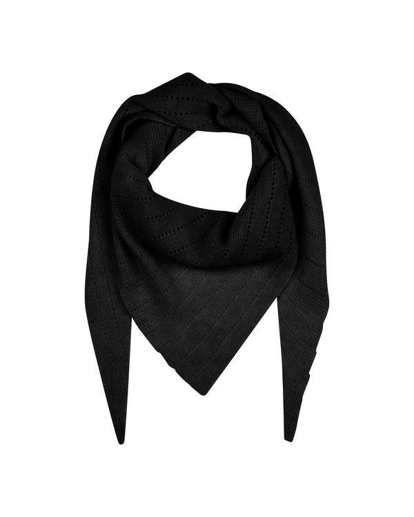 FRAU Doha cashmere scarf large Scarf Black