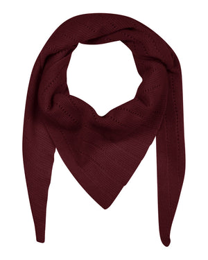 FRAU Doha cashmere scarf large Scarf Red Mahogany