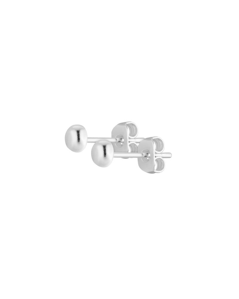 FRAU Dot forsølvet ørestikker Earring Silver plated