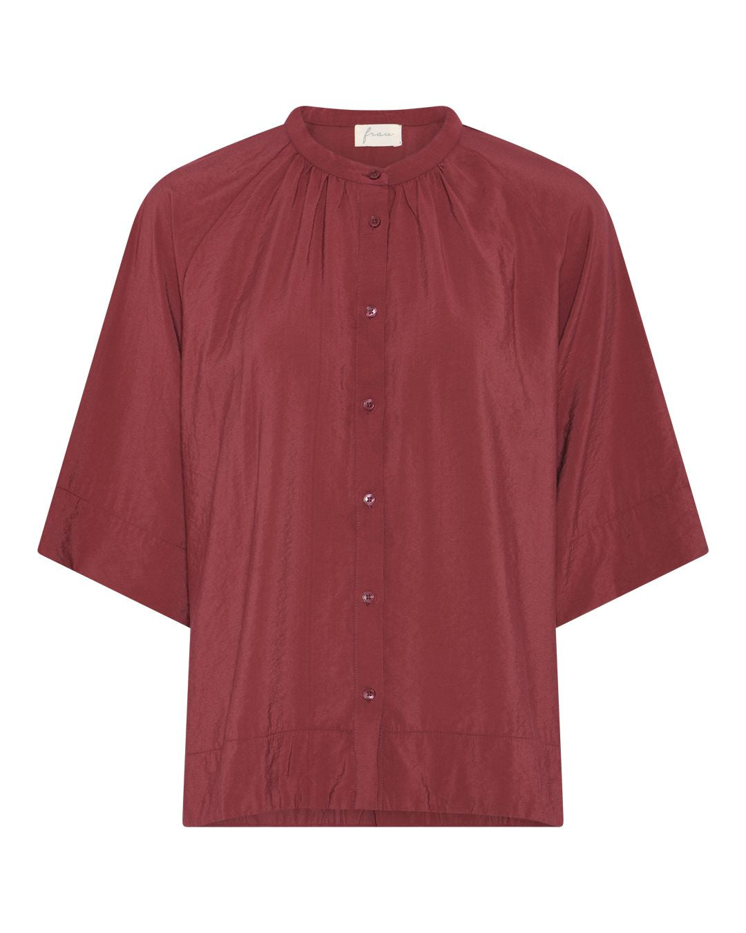 FRAU Dubai viscose shirt Shirt Rose Brown