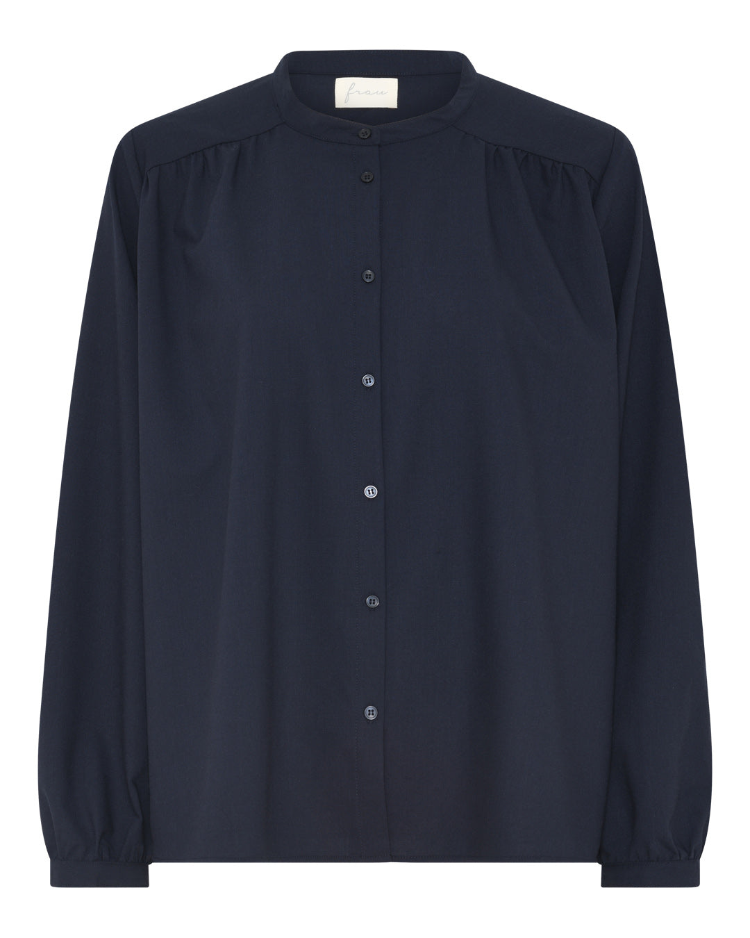 FRAU Florence light uld skjorte Shirt Dark Navy