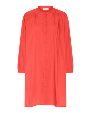 FRAU Florence skjortekjole Dress Hot Coral