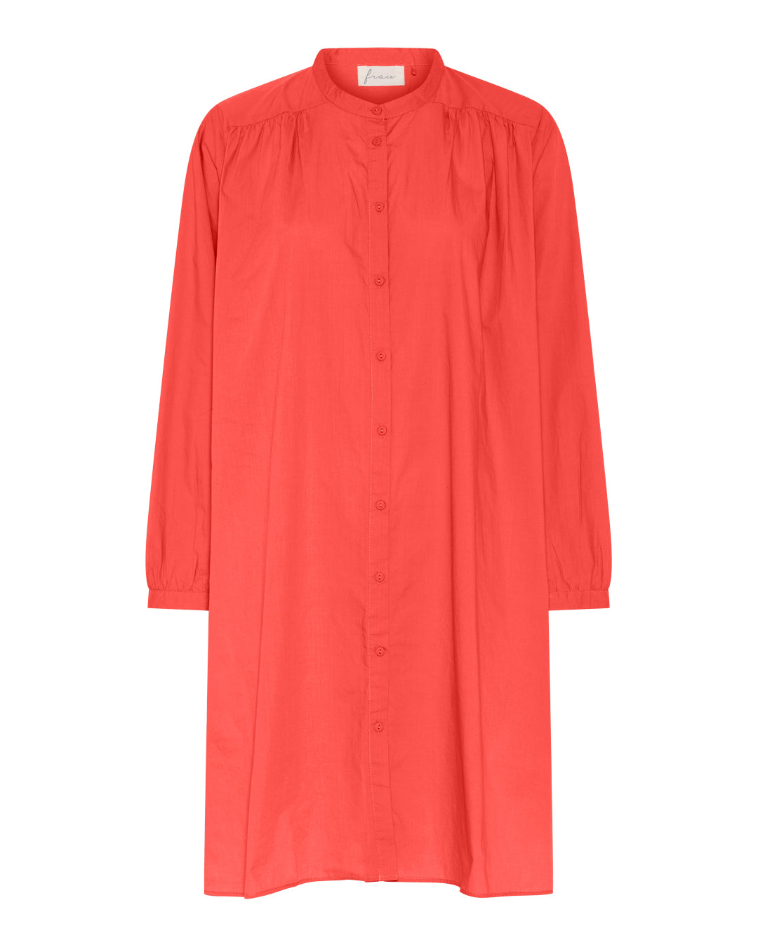 FRAU Florence skjortekjole Dress Hot Coral
