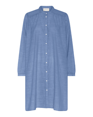 FRAU Florence skjortekjole Dress Medium Blue Stripe