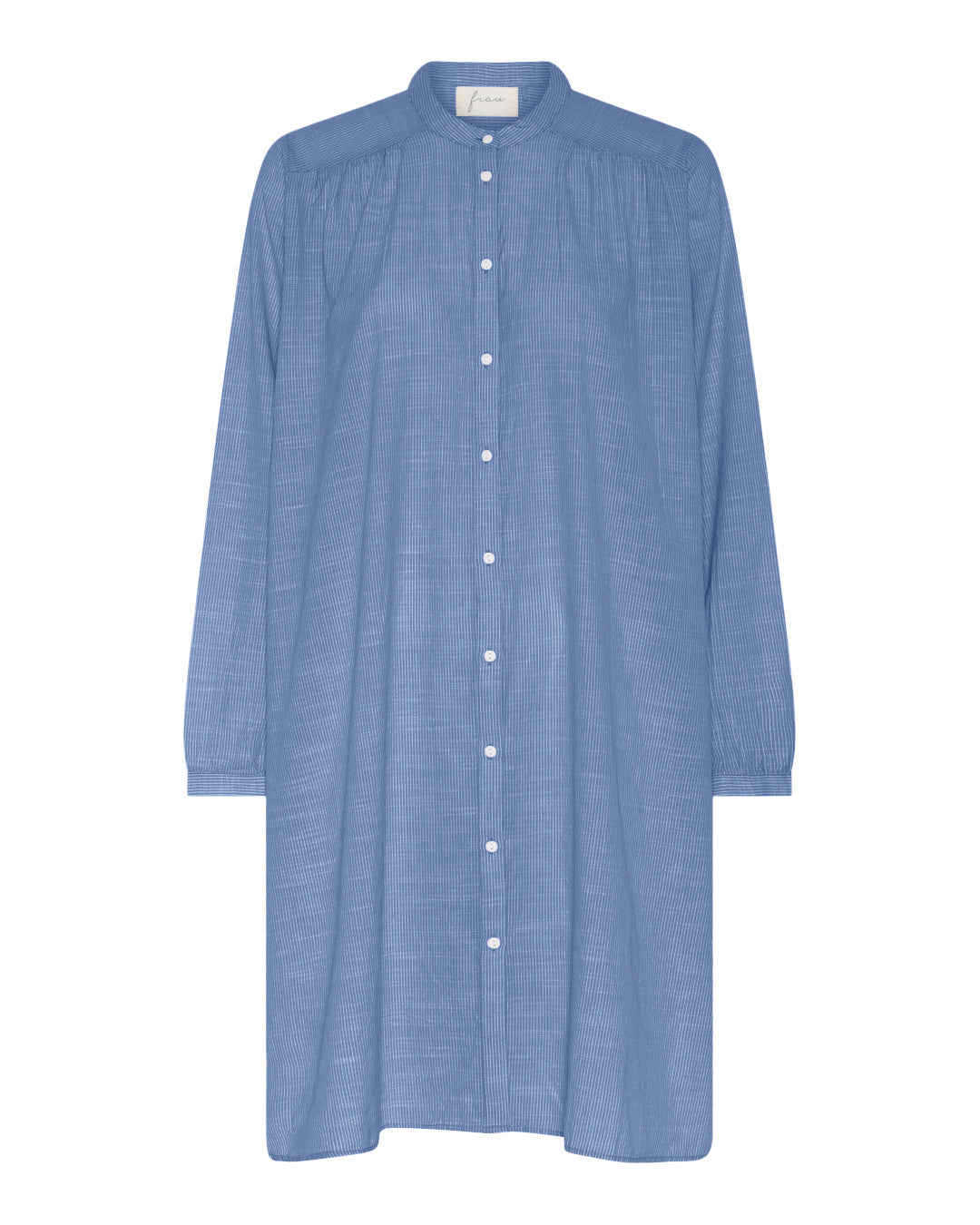 FRAU Florence skjortekjole Dress Medium Blue Stripe