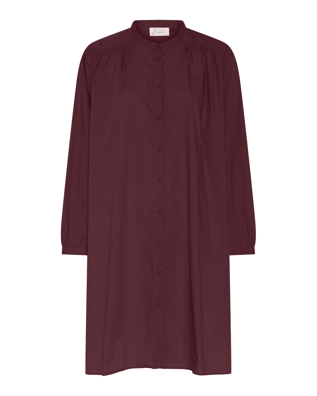 FRAU Florence skjortekjole Dress Red Mahogany