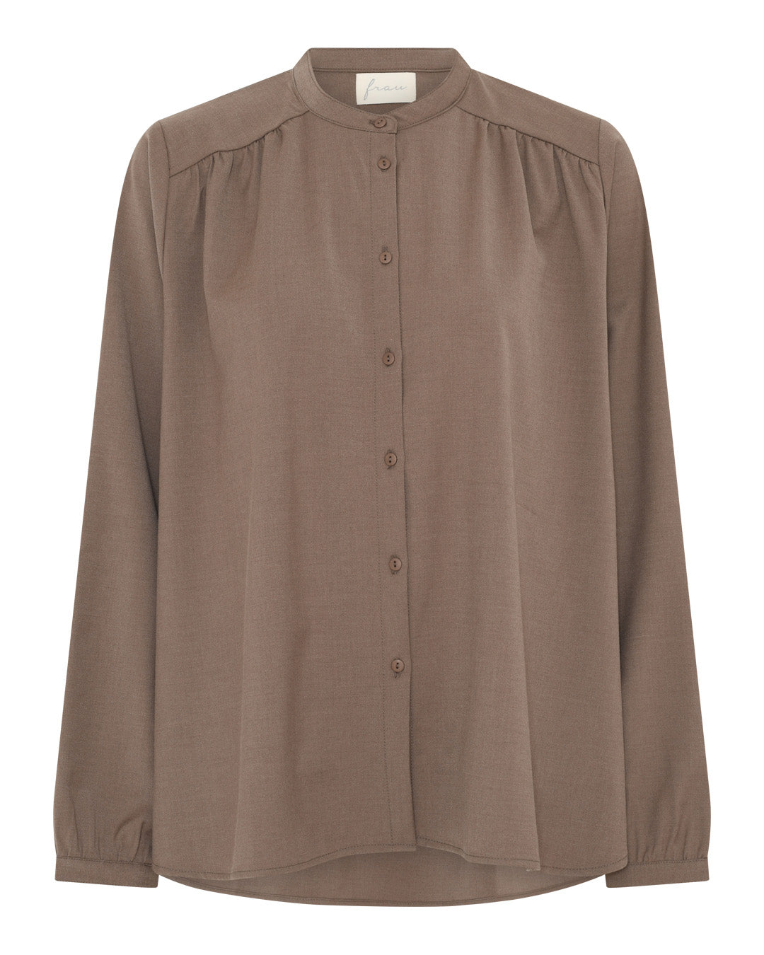 FRAU Florence uld skjorte Shirt Walnut
