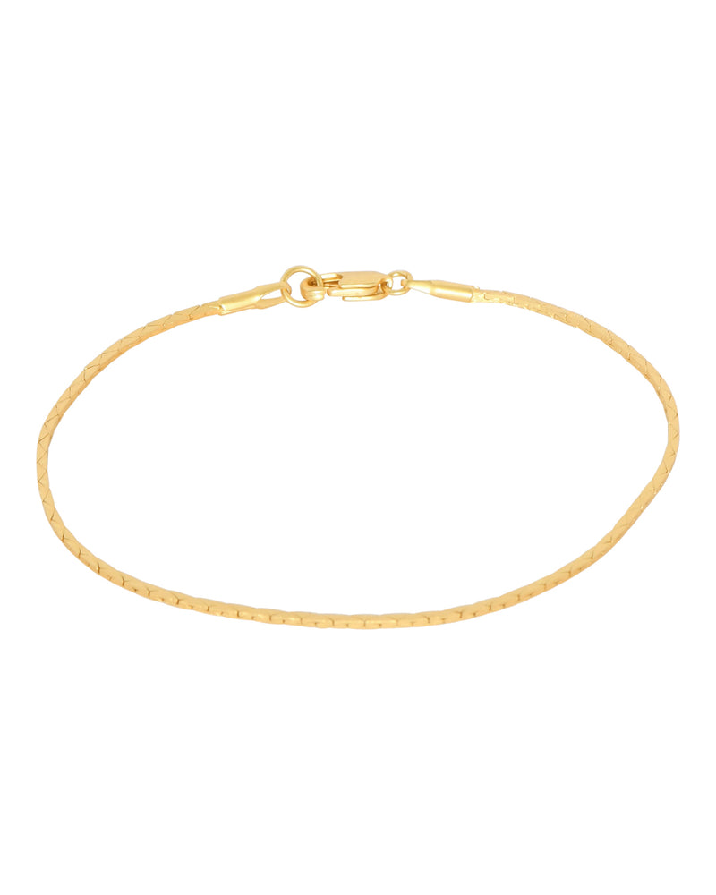 FRAU Freetown forgyldt armbånd Bracelet Matt 18K Gold plated