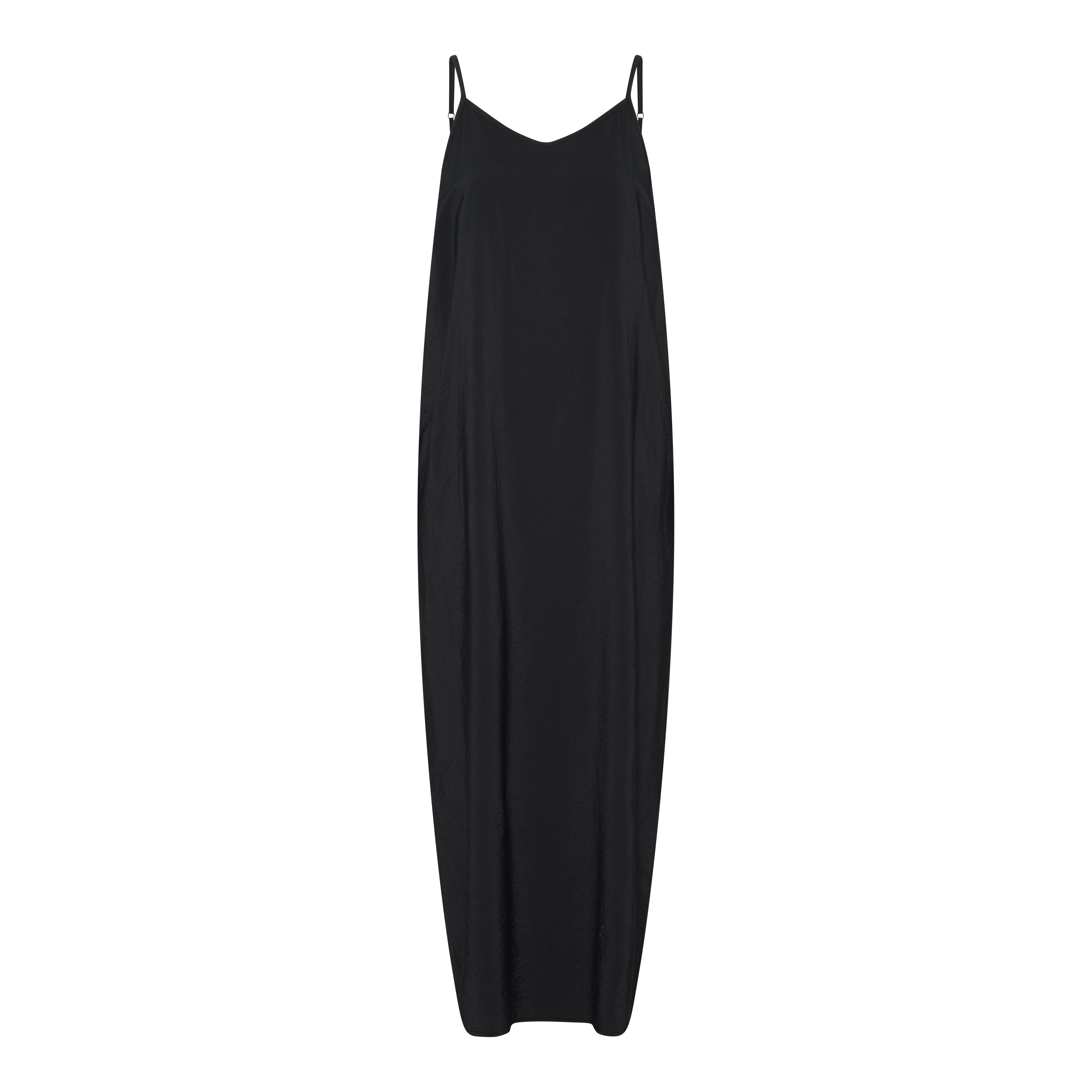 FRAU Hanoi viskose strop kjole Dress Black