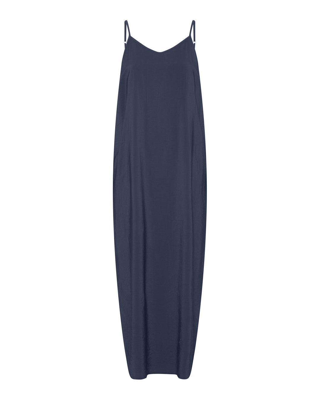 FRAU Hanoi viskose strop kjole Dress Dark Navy