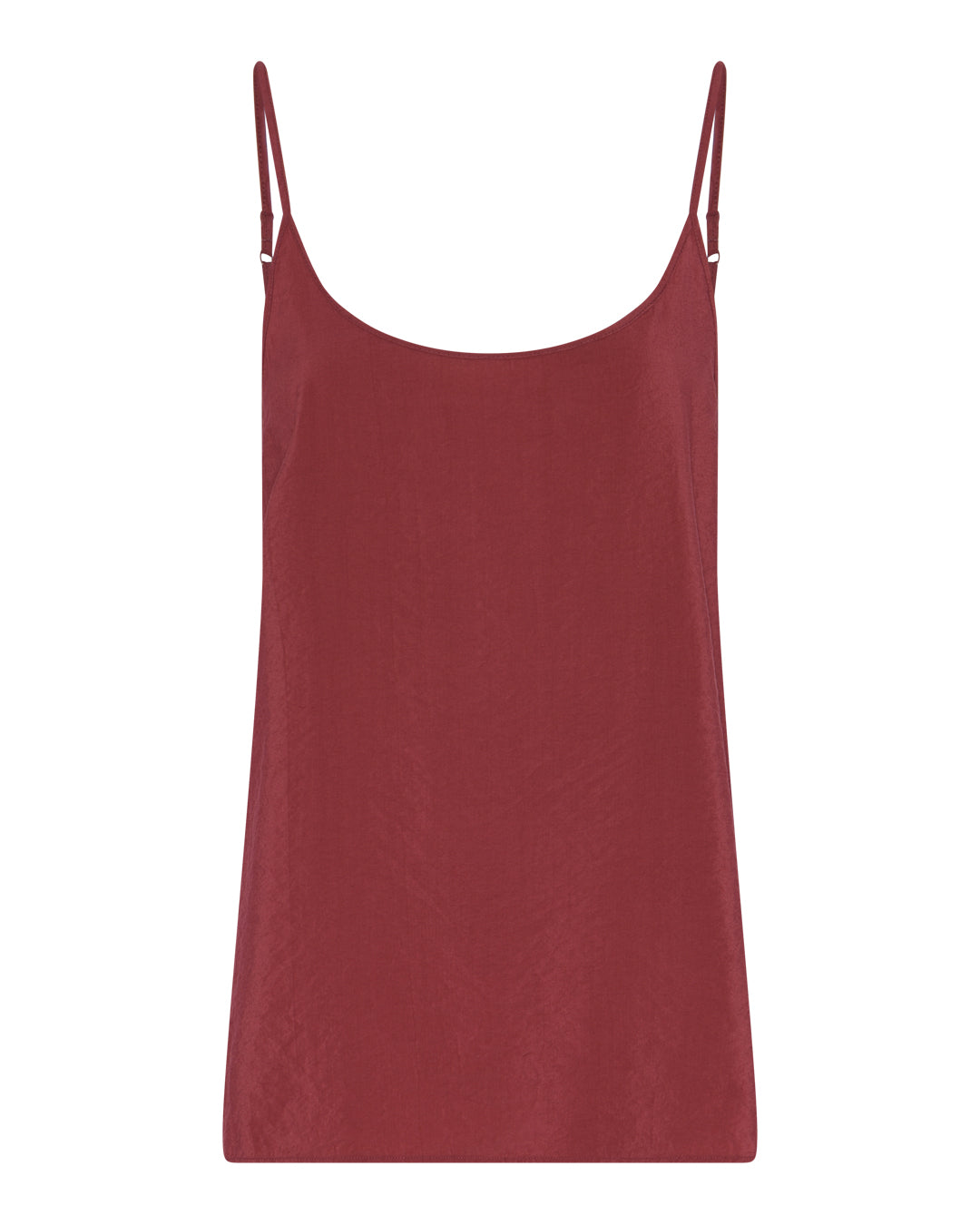 FRAU Hanoi viskose strop top Top Rose Brown