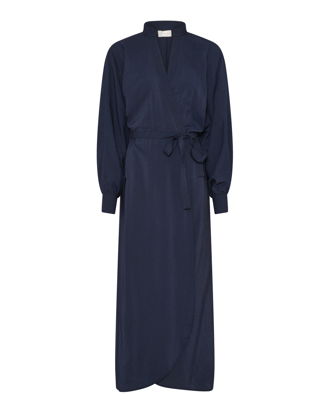 FRAU Havanna viskose slåomkjole Dress Dark Navy