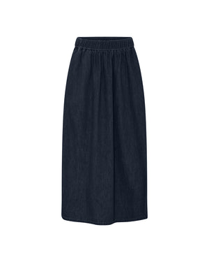 FRAU Helsinki denim nederdel Skirt Dark blue denim