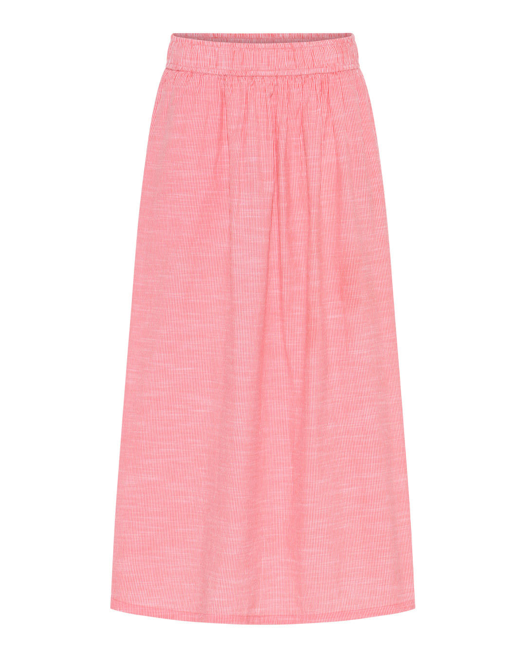 FRAU Helsinki nederdel Skirt Hot Coral Stripe