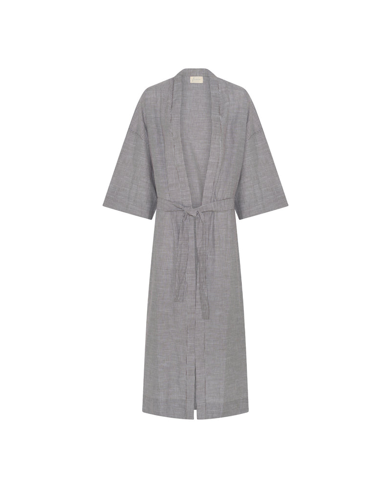 FRAU Hong Kong kimono Kimono Coffee Quartz Stripe