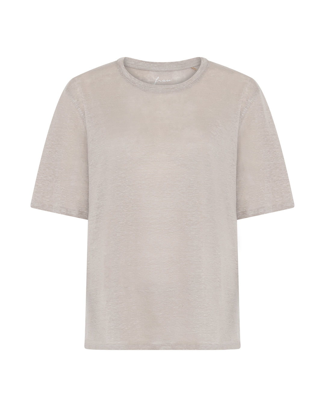 FRAU Kingston hør t-shirt Top Pure Cashmere