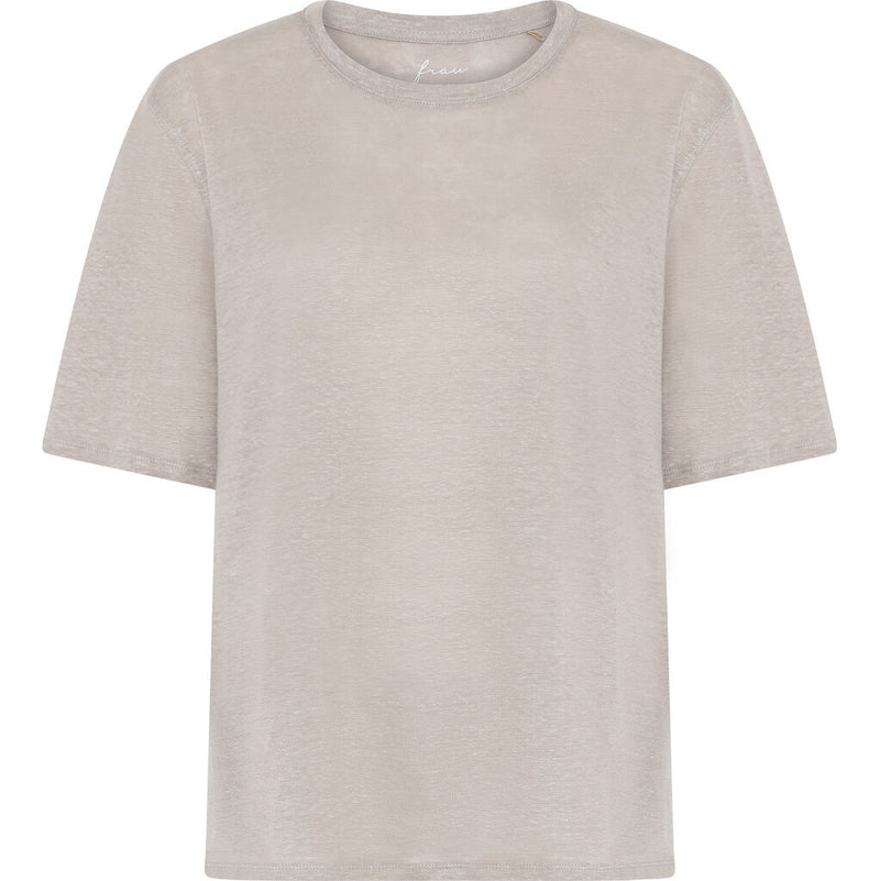 FRAU Kingston hør t-shirt Top Pure Cashmere